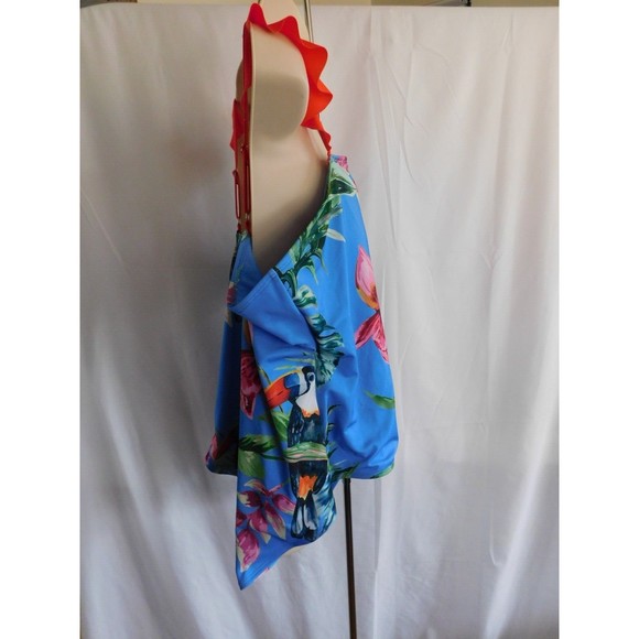 Oasis Swimsuit 3X Womens Toucan One Piece Suit Plus Size 3X - Picture 7 of 13